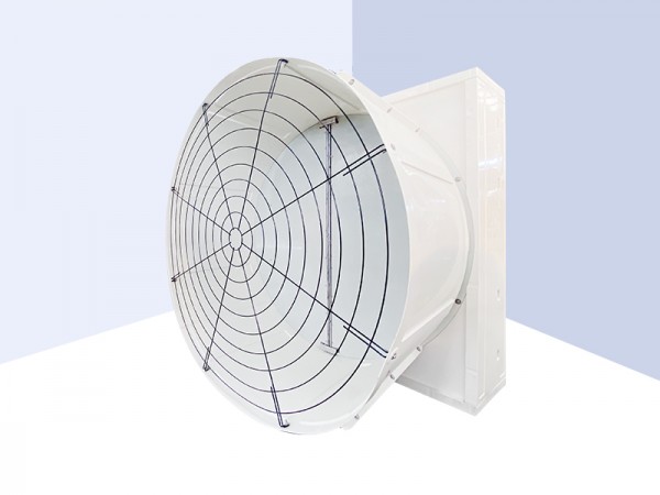 1380 square fiberglass fan with blower
